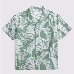 Boys resort short-sleeve poplin shirt | Abercrombie kids